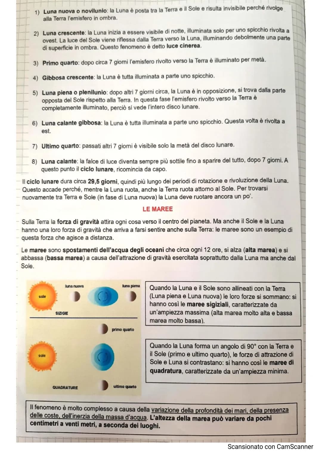 È l'unico satellite naturale della
Terra ed è anche il corpo celeste
più vicino al nostro planeta.
Non ha atmosfera e ciò provoca
un'enorme 