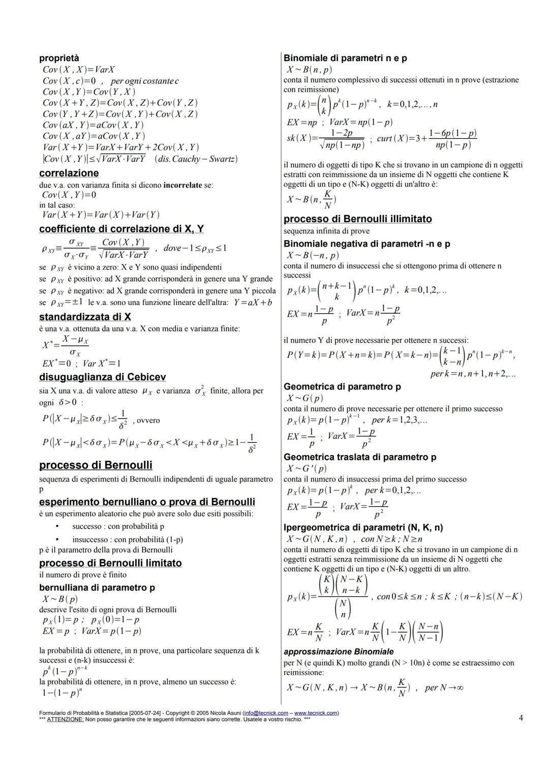 Statistica descrittiva
indici
indici (o misure) di posizione
media campionaria di n osservazioni X1, X2, ..., Xn
x=12x₁
i=1
per k campioni x