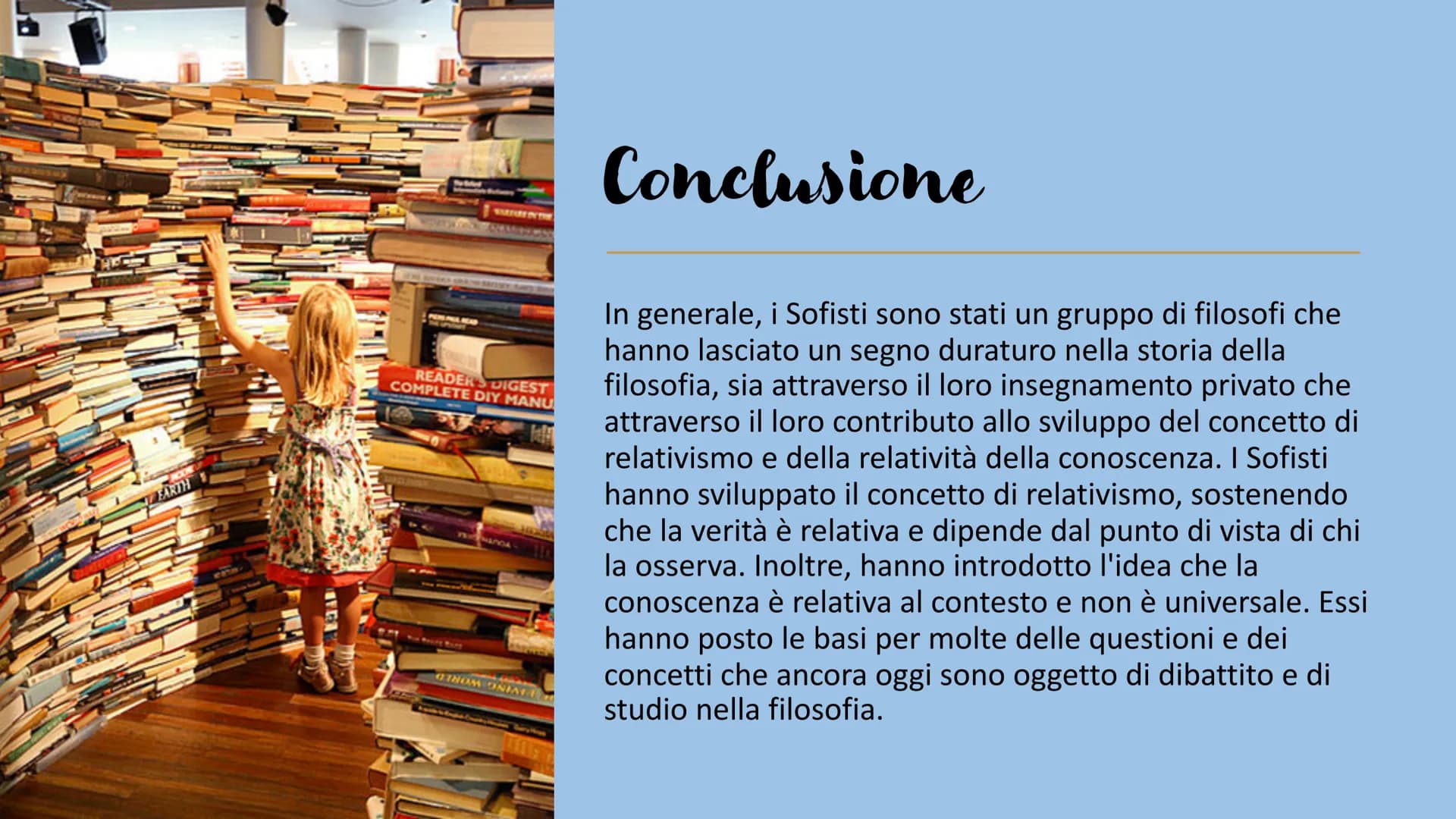 641 Sofisti Introduzione ai
Sofisti
I Sofisti sono stati un gruppo di filosofi
greci che vissero tra il V e IV secolo a.C. La
loro fama deri