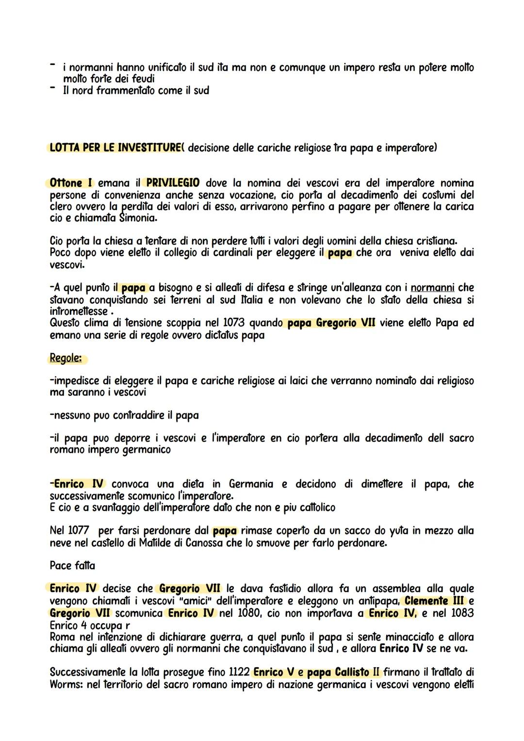 Premessa:
l'impero romano si sgretola a causa delle continue lotte tra barbari e impero romano
causate anche da religioni
Inizia l'Alto medi