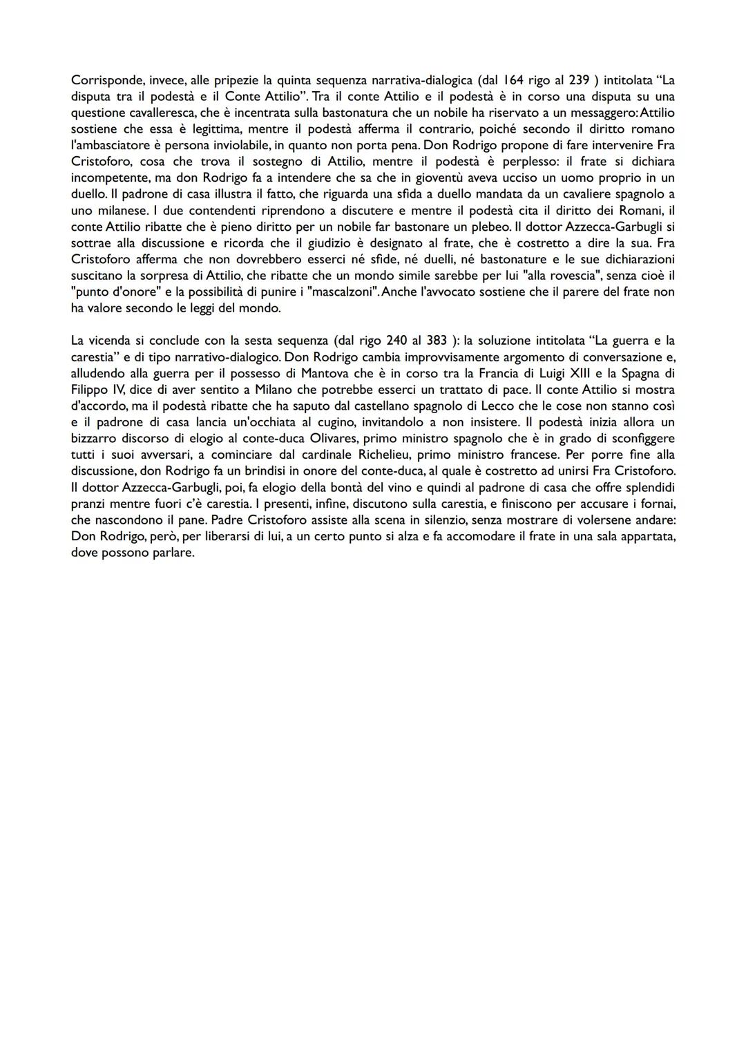 RIASSUNTO QUINTO CAPITOLO DEI PROMESSI SPOSI
Nel quinto capitolo de I Promessi Sposi si narra che Fra Cristoforo si reca a casa di Agnese e 