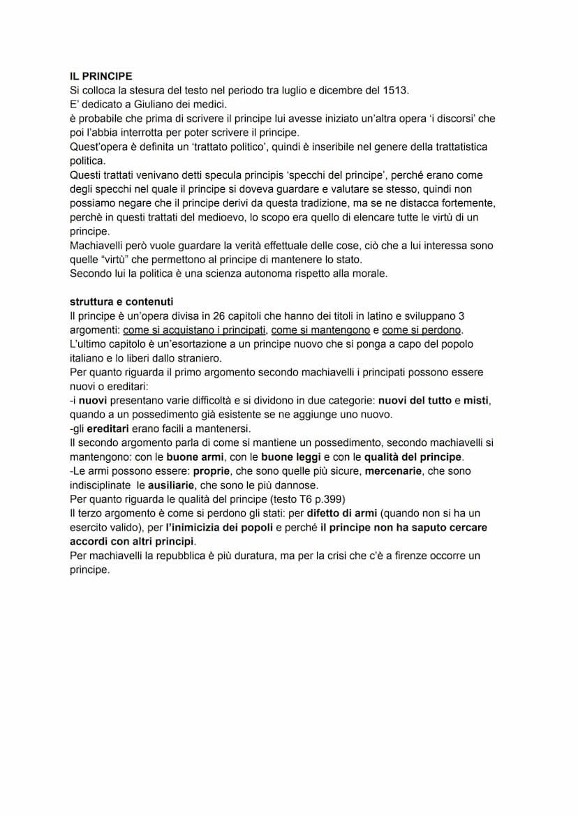 NICCOLÒ MACHIAVELLI
Siamo nel rinascimento, 1500.
Con Machiavelli siamo nell'ambito della trattatistica politica.
Le figure di Ariosto e Mac