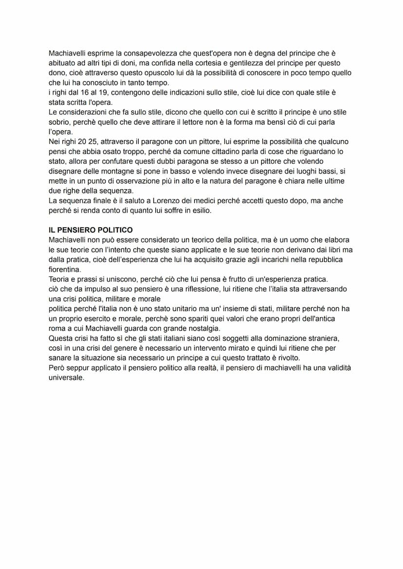 NICCOLÒ MACHIAVELLI
Siamo nel rinascimento, 1500.
Con Machiavelli siamo nell'ambito della trattatistica politica.
Le figure di Ariosto e Mac