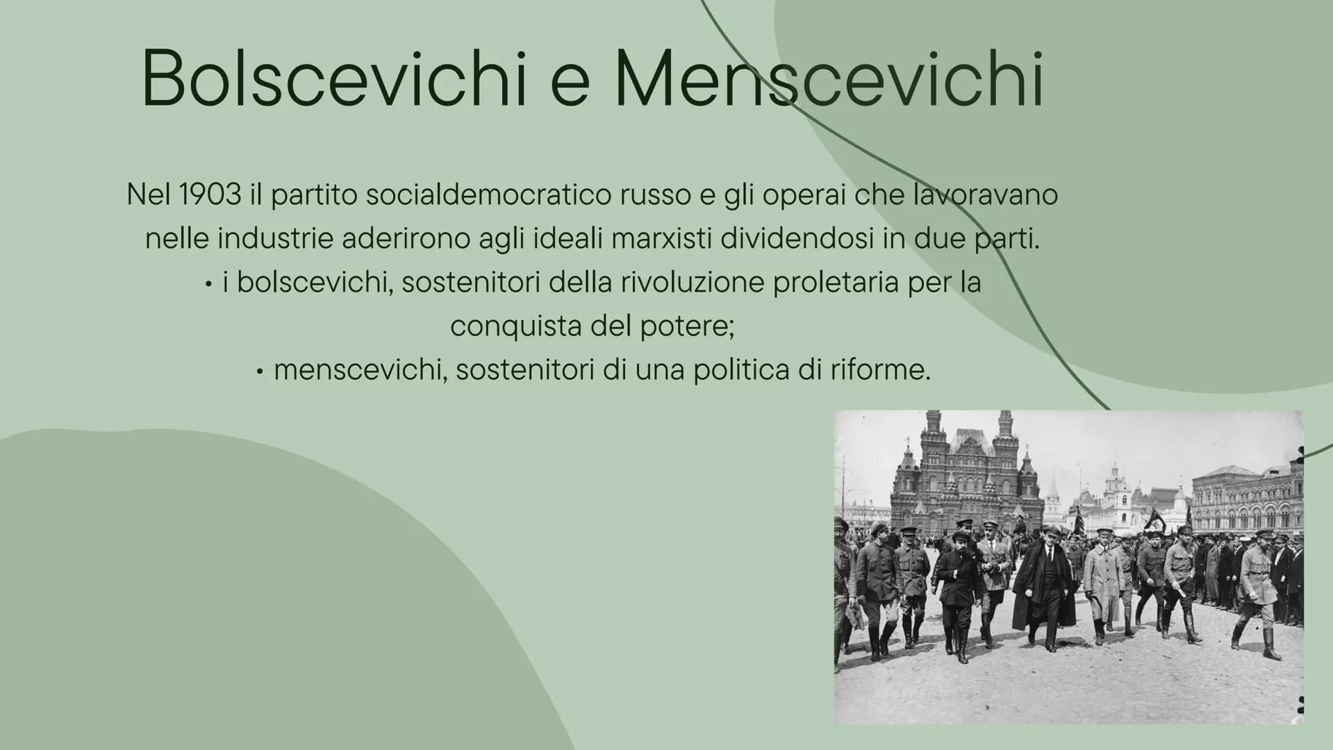 La
Rivoluzione
Russa Indice
Argomenti trattati
Introduzione
Bolscevichi e Menscevichi
Lenin
Rivoluzione
Guerra Civile
URSS
Industrializzazio