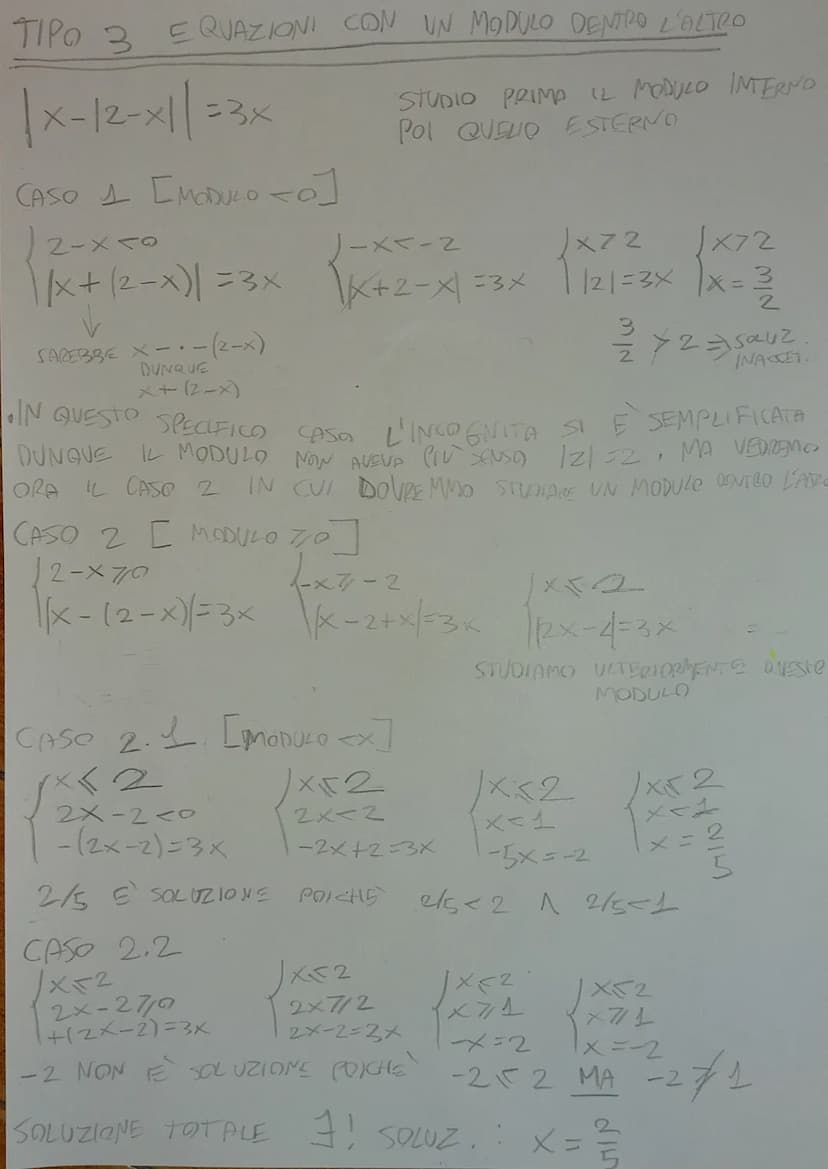 EQUAZIONI CON MODULI
PROPRIETÀ FONDAMENTALE
1x1 √55 ×7/10 ➜X
| SEXTO →-X
про у
(x+1=2
√x+1=8
1 =
(x+1)=2
x=-1
-x-1=2
√x + 17/0
EQUAZIONE CON