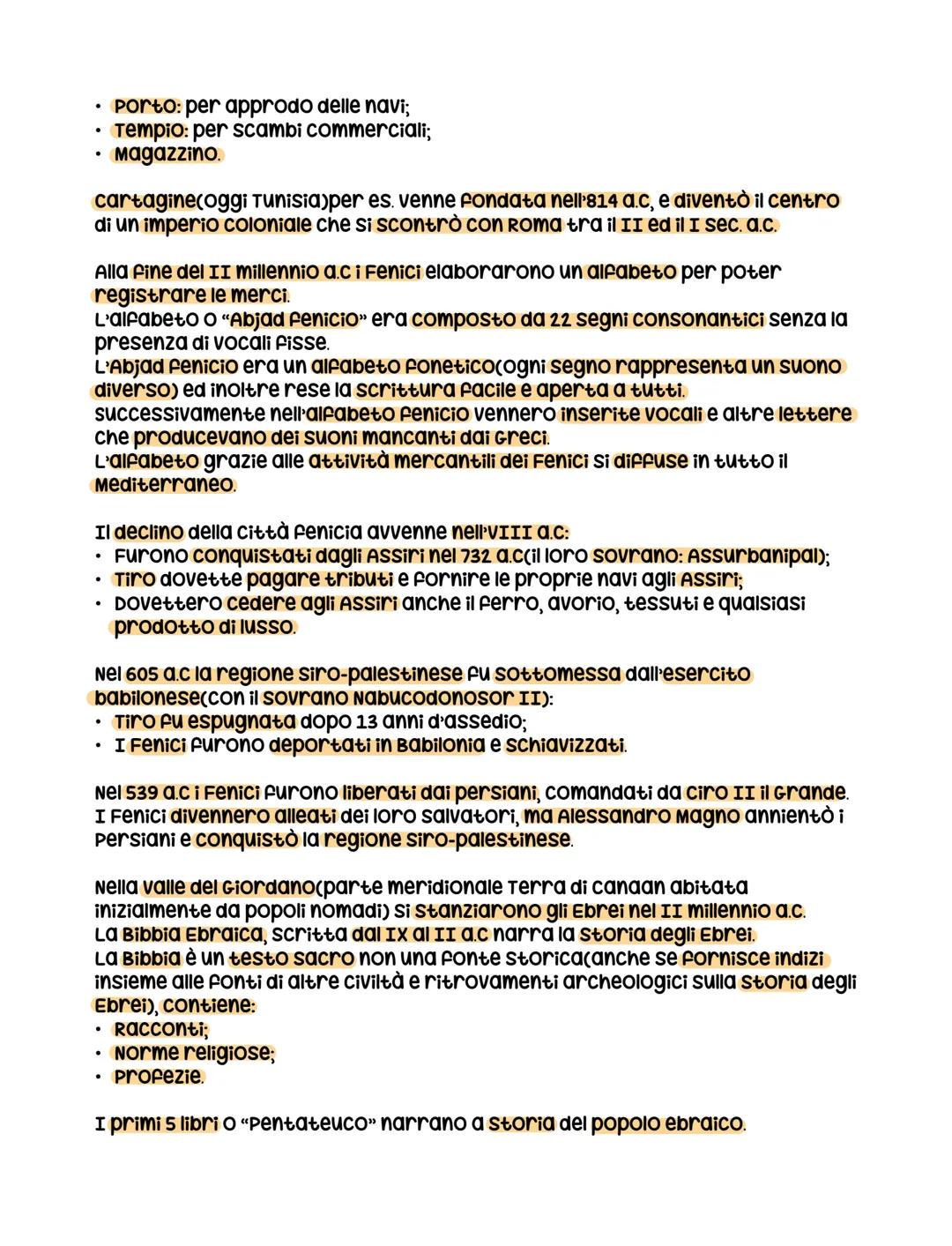 FENICI ED EBREI:
Nella regione costiera siro-palestinese(bagnata dal mediterrano orientale e
compresa tra: Mesopotamia, Turchia e penisola d