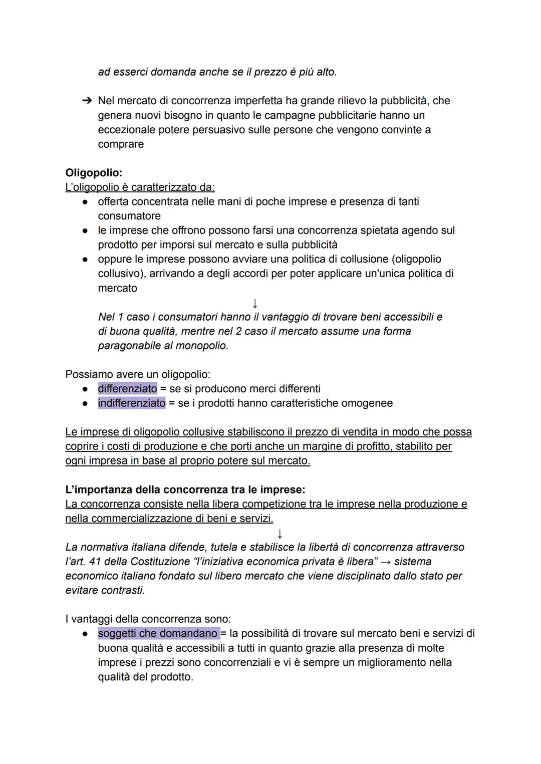 # Le forme di mercato

Ci sono diversi tipi di forme di mercato:
- concorrenza perfetta
- monopolio
- concorrenza imperfetta o monopolistica