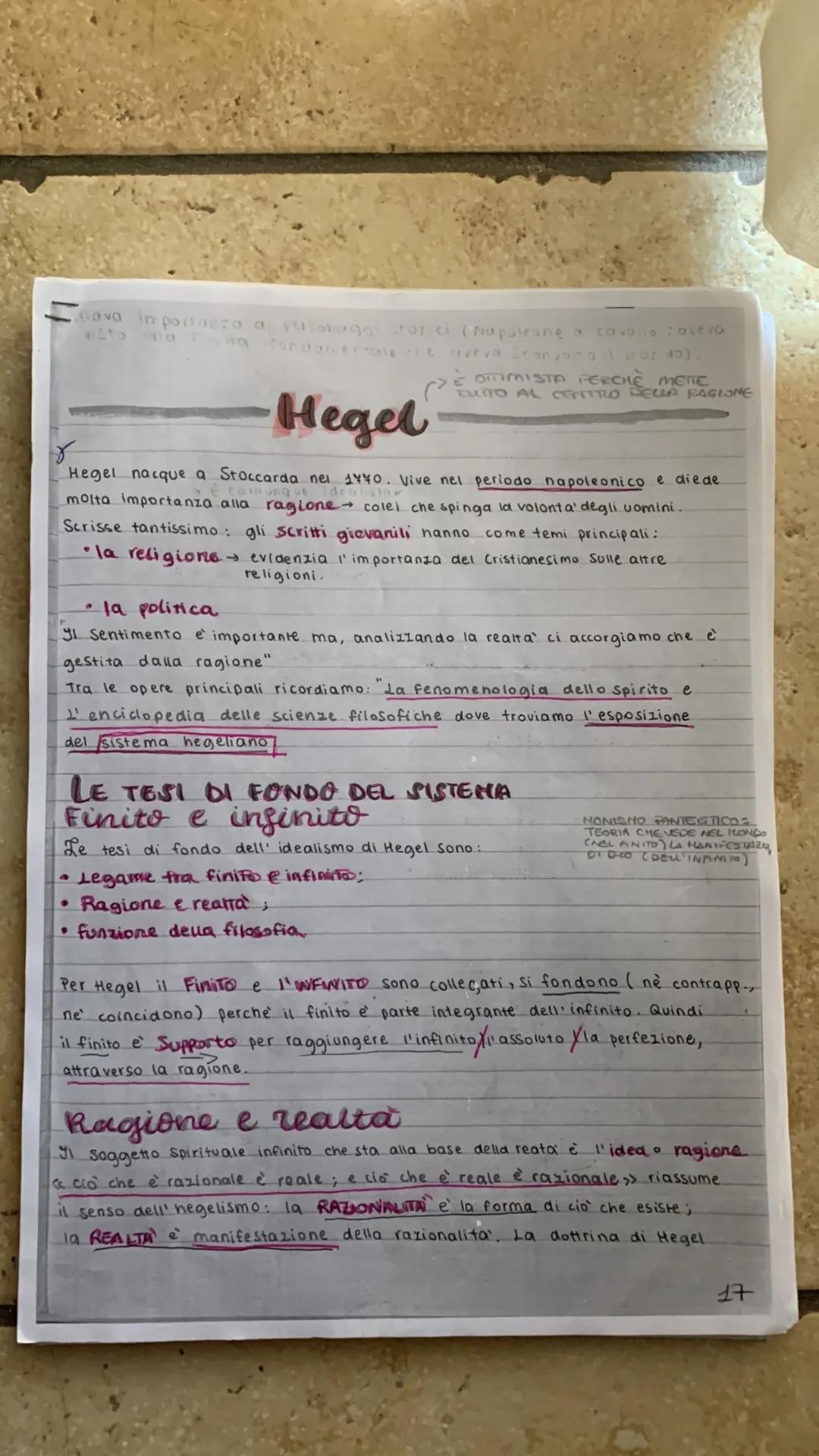 cava importanza a personaggi forici (Napoleone a
Coolio : aveva
tveva sconvoltor war do).
•Hegel
Hegel nacque a Stoccarda nel 1940. Vive nel