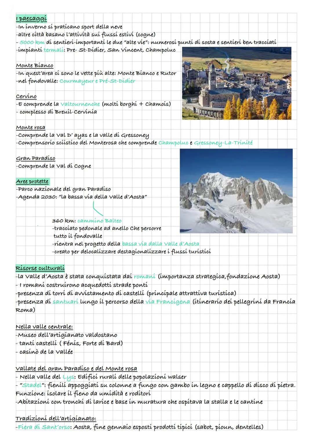 LA VALLE D'AOSTA
M. Bianco
T1
Courmayeur
La Thuile
Petit
St-Bernard
Morgex
G.S. Bernardo
1
Valgrisénche
Ollomont
Etroubles
Villeneuve
Ao ove