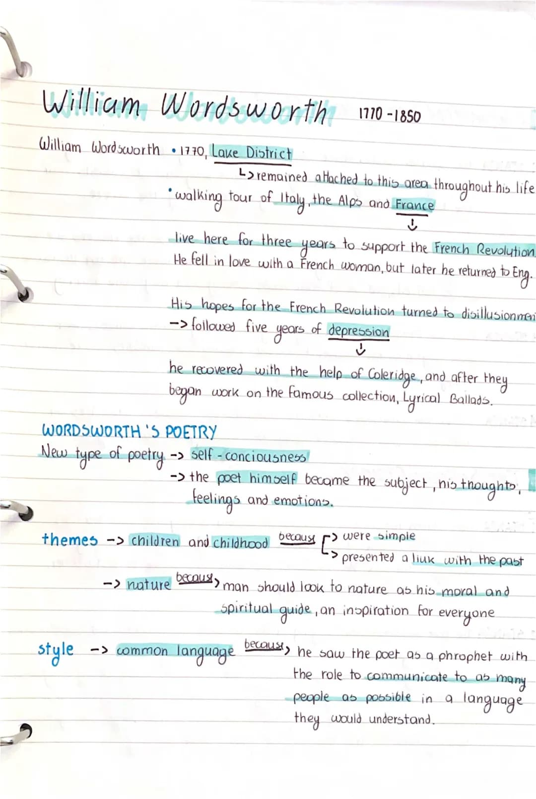 Explore William Wordsworth: Poems, Thoughts, and Analysis