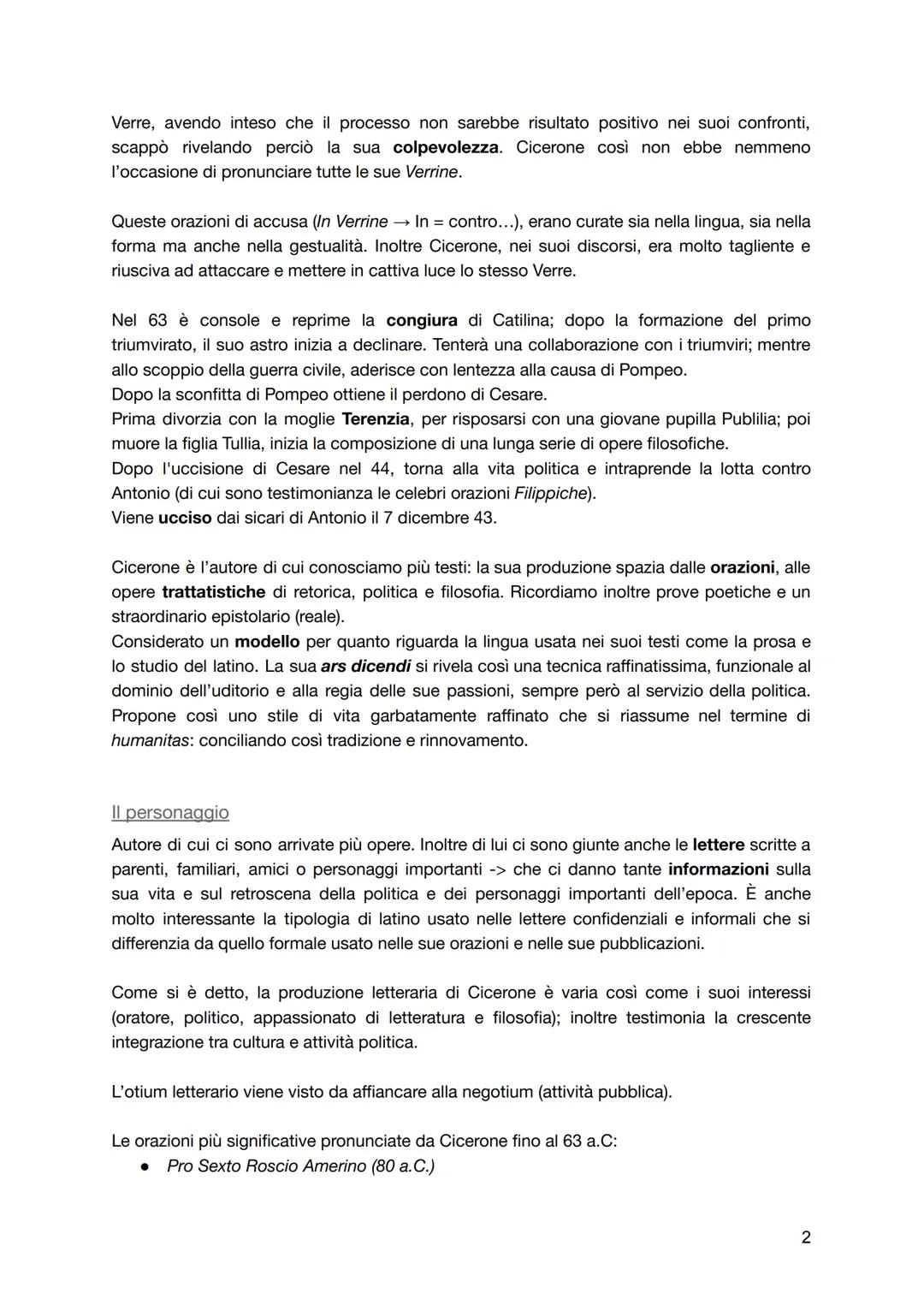 # Cicerone

La vita

Nasce ad Arpino da una famiglia di equites, e compie ottimi studi di retorica e filosofia.
Inizierà poi la sua carriera