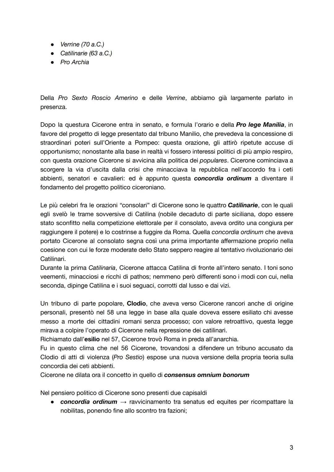 # Cicerone

La vita

Nasce ad Arpino da una famiglia di equites, e compie ottimi studi di retorica e filosofia.
Inizierà poi la sua carriera