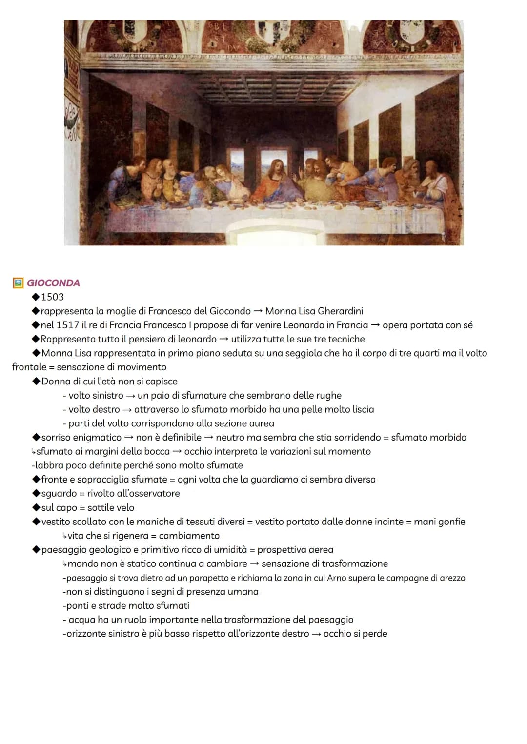 LEONARDO DA VINCI
1452 Vinci - 1519
pittore-scienziato molto curioso, analizza in modo scientifico tutto e poi realizza disegni
↳disegno = s