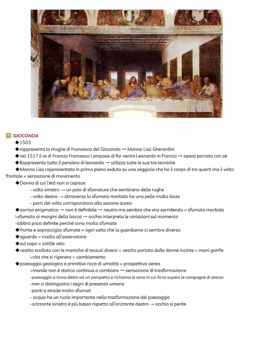 LEONARDO DA VINCI
1452 Vinci - 1519
pittore-scienziato molto curioso, analizza in modo scientifico tutto e poi realizza disegni
↳disegno = s