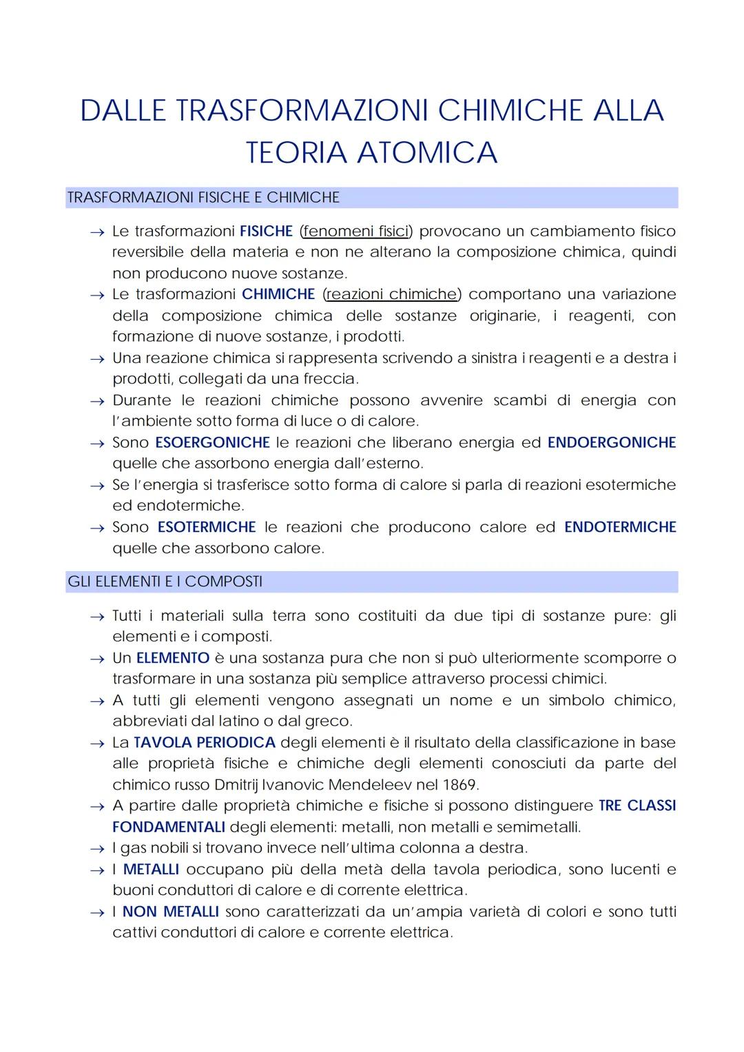 LE TRASFORMAZIONI FISICHE DELLA
MATERIA
GLI STATI FISICI DELLA MATERIA
La chimica si occupa di studiare le proprietà e i cambiamenti della m