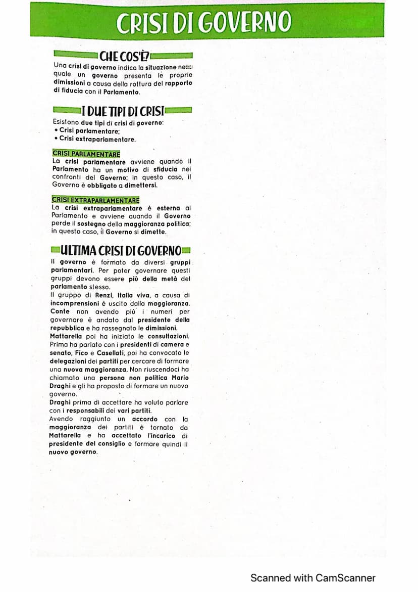 GOVERNO
IL GOVERNO
Il Governo della repubblica è l'organo
costituzionale più importante disciplinato
dagli articoli "92-96" della Costituzio
