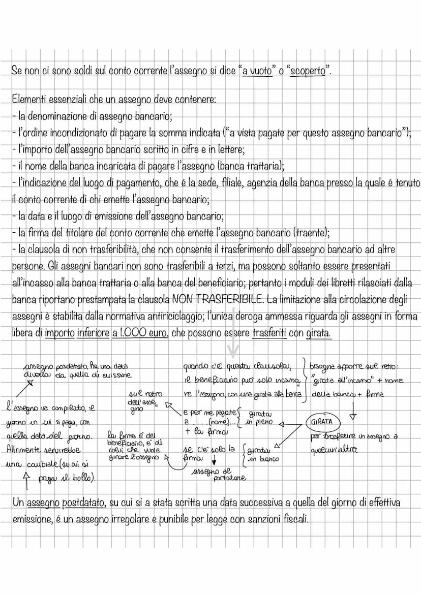 
<p>L'assegno circolare è un titolo di credito emesso da una banca, con cui essa promette di pagare a vista un determinato importo a un sogg
