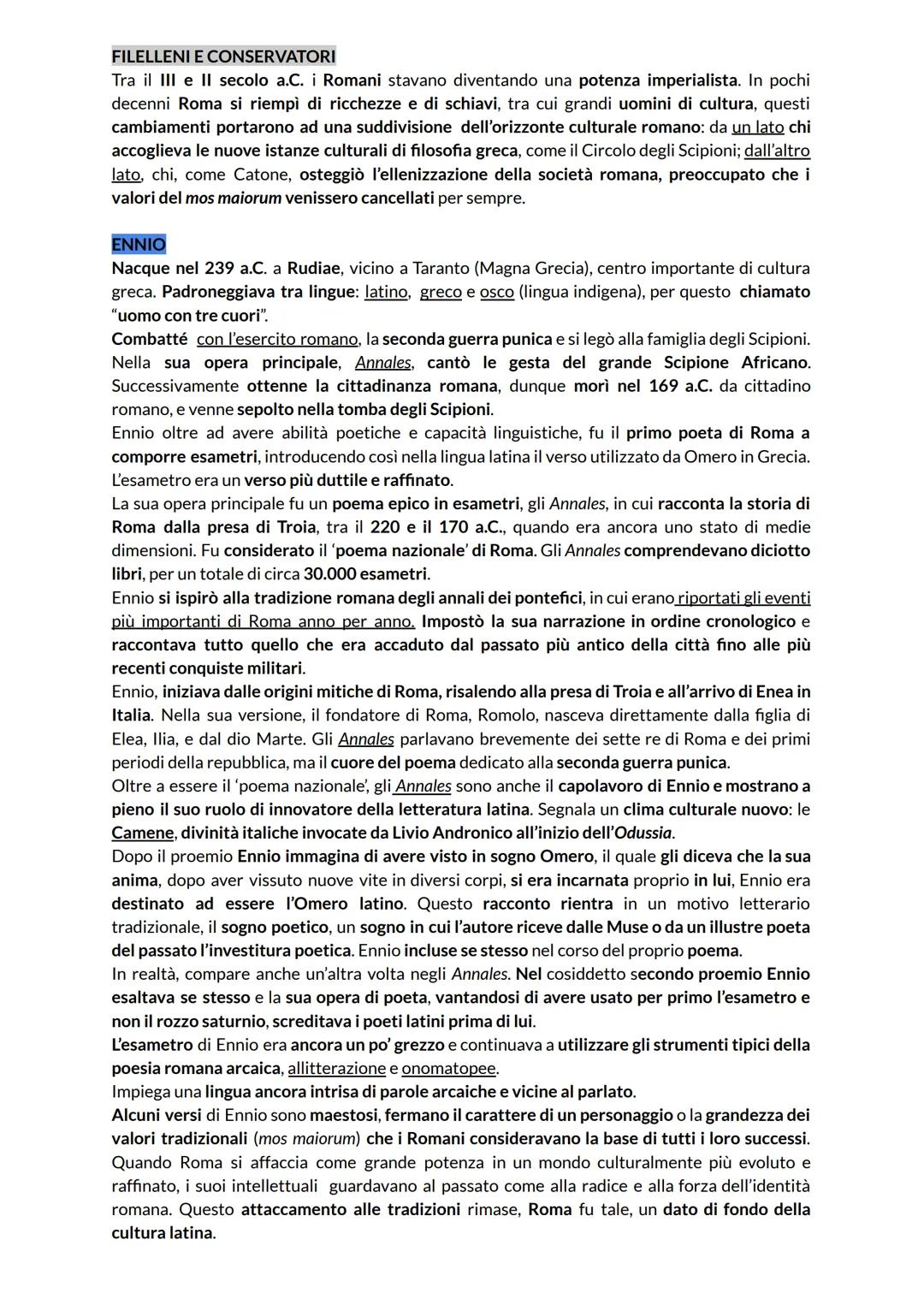 # NASCITA DELLA LETTERATURA LATINA

Poco dopo la metà del III sec. a.C., nasce una vera e propria letteratura latina. Non ci resta
nessun te