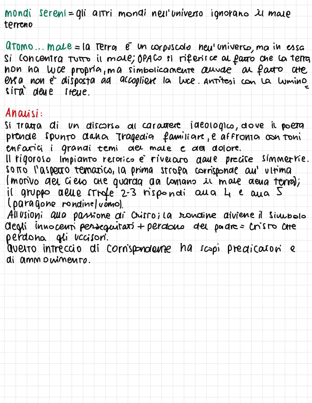 Arano
·
madrigale
(1855-1856)
I
Arano
lºterzina
ROSSO
Al campo, dove (roggio nel filare
qualche pampano brilla, e dalle fratte
sembra la neb