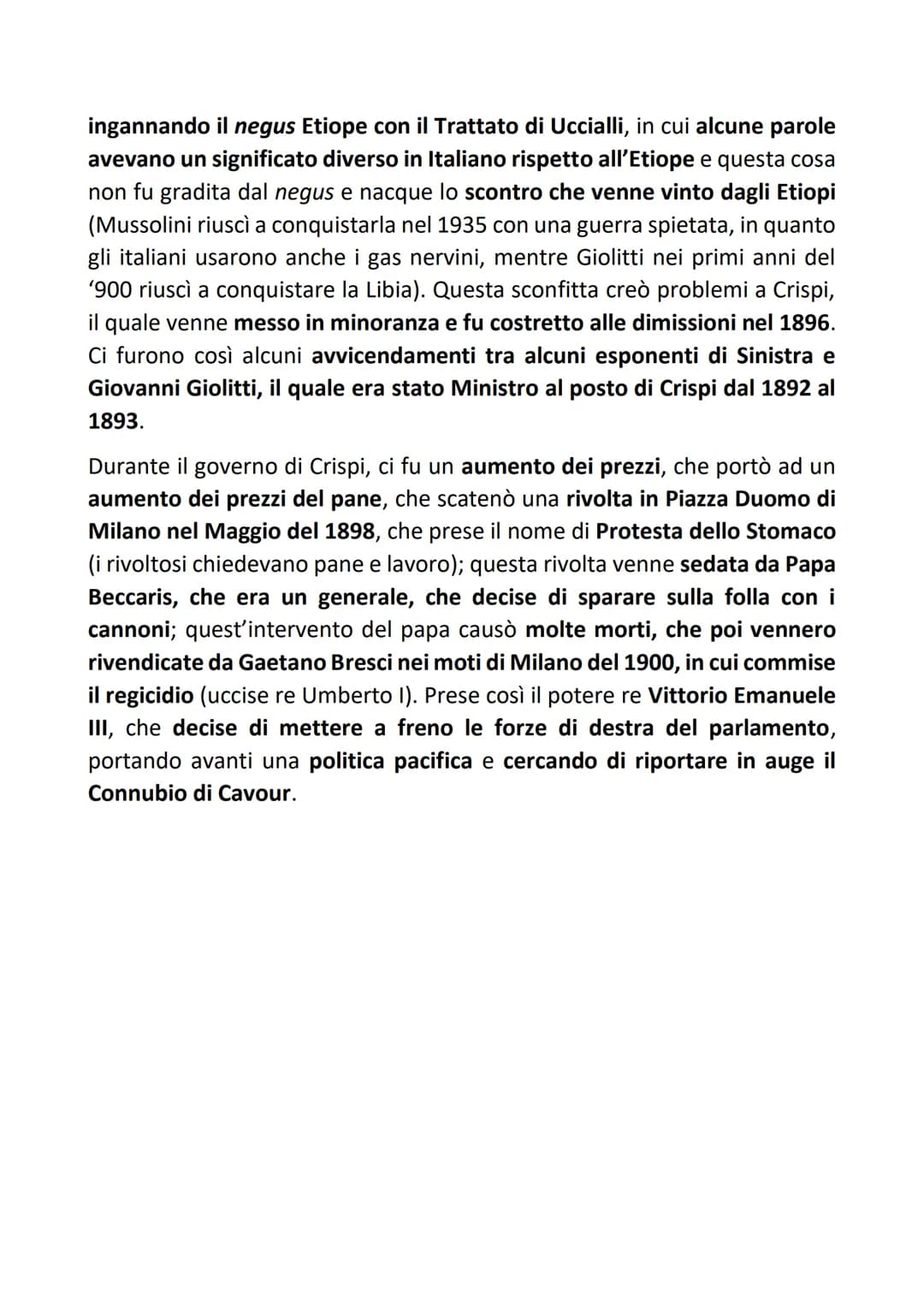 DESTRA E SINISTRA STORICA
Nel momento in cui nacque il Regno di Italia (1861), si costituì un nuovo
parlamento, regolato dalle leggi dello S