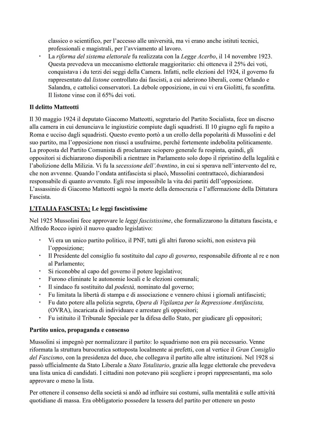 FASCISMO
CRISI DEL DOPOGUERRA: I Trattati di Versailles
Il 18 Gennaio 1919 si tenne a Versailles la Conferenza di Pace tra le potenze vincit