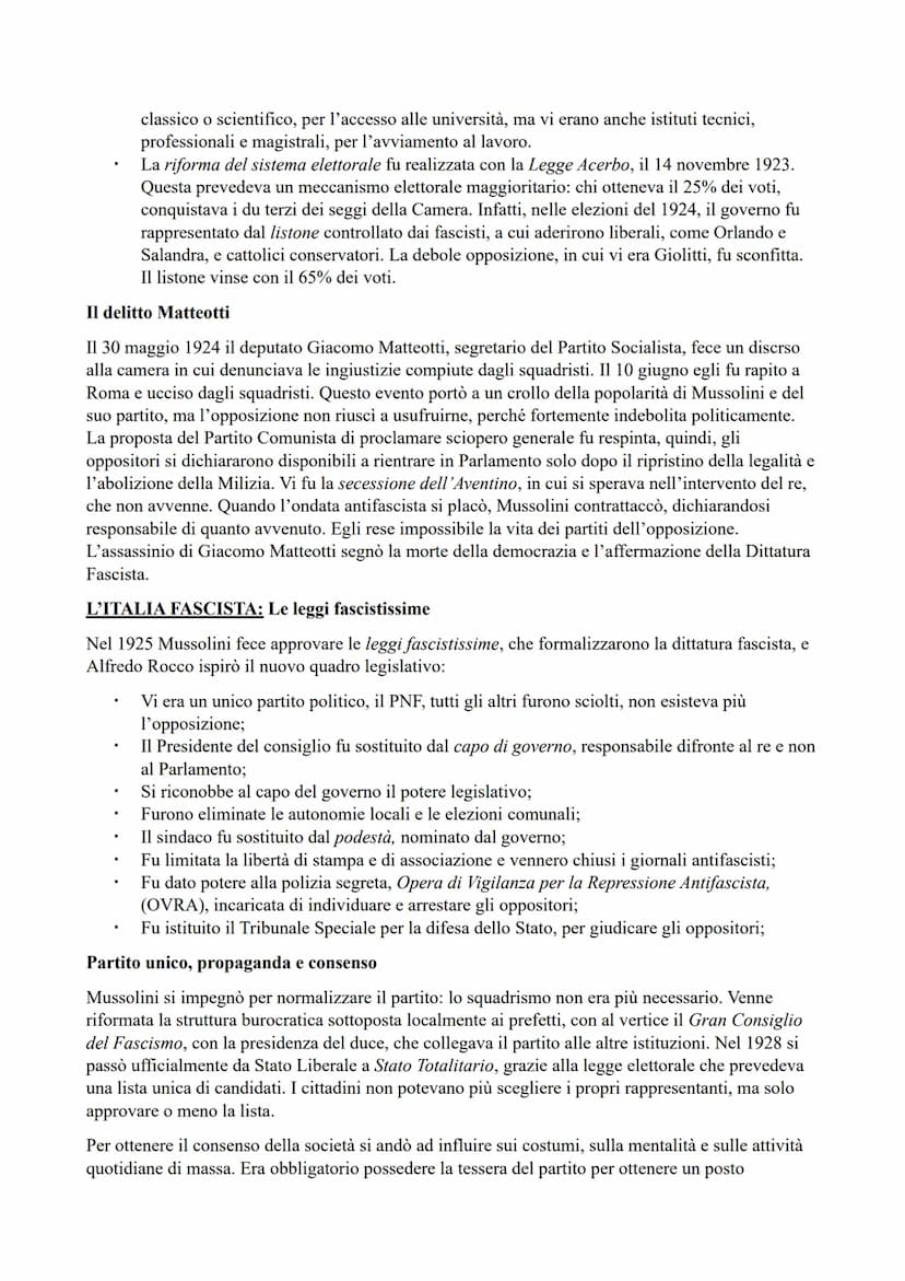 FASCISMO
CRISI DEL DOPOGUERRA: I Trattati di Versailles
Il 18 Gennaio 1919 si tenne a Versailles la Conferenza di Pace tra le potenze vincit
