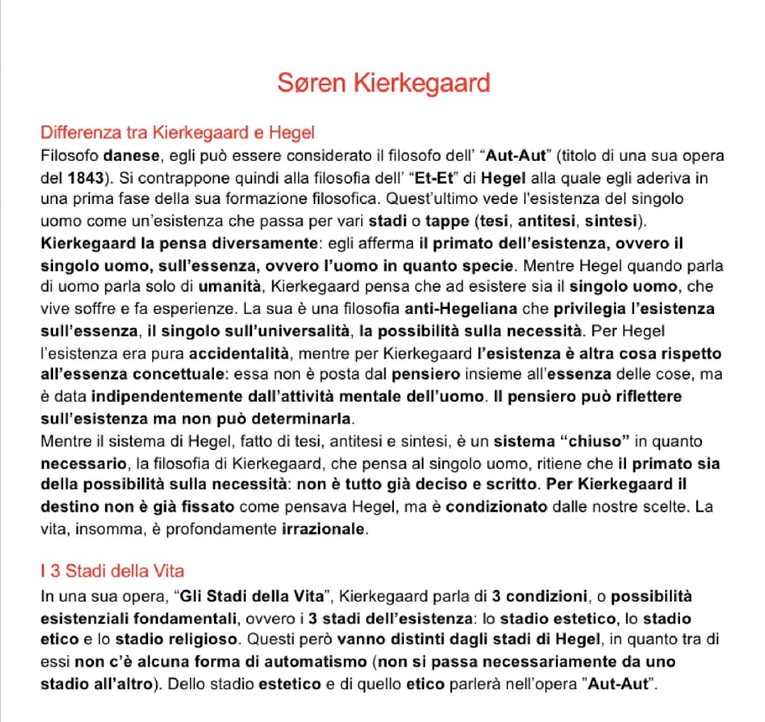Scopri Schopenhauer, Kierkegaard e Hegel: Differenze e Curiosità!
