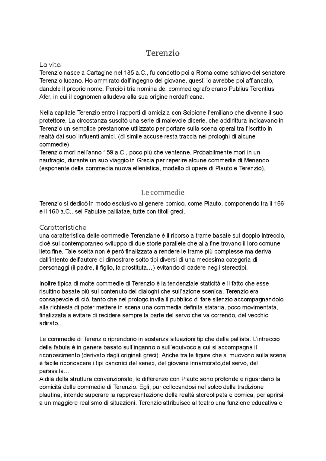 Terenzio (letteratura latina)