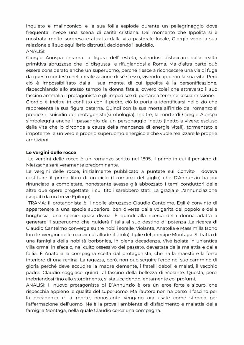 1.LA VITA
D'ANNUNZIO
Gabriele D'Annunzio nasce a Pescara nel 1863 da una famiglia borghese. Il suo vero
cognome è Rapagnetta, ma decide di a
