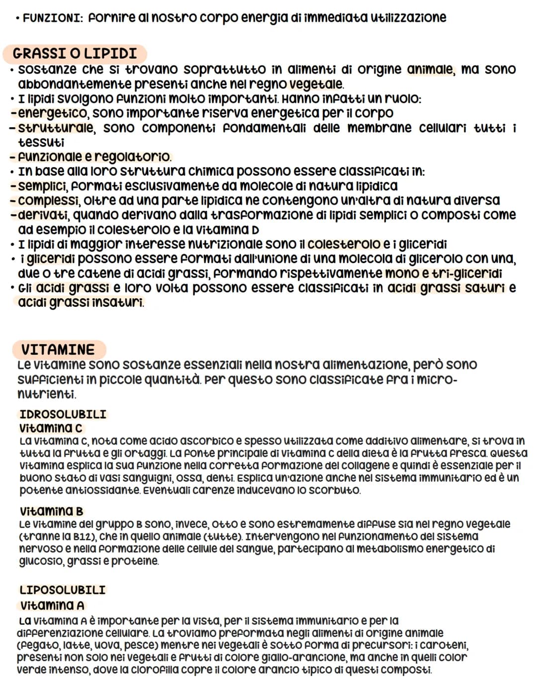 
<h2 id="funzionideglialimenti">Funzioni degli Alimenti</h2>
<p>I cibi che assumiamo svolgono diverse funzioni all'interno del nostro organi