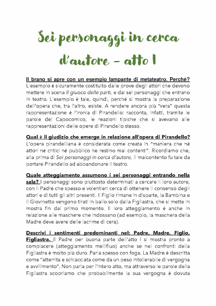 Know Sei Personaggi In Cerca d'Autore  thumbnail