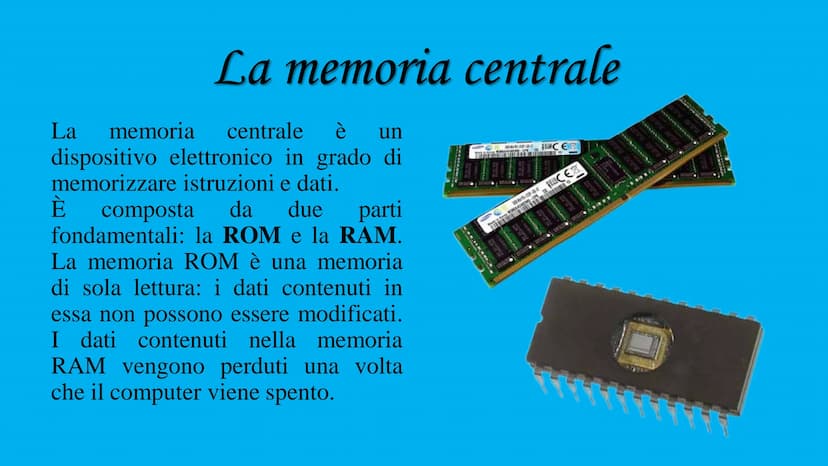 
<p>La struttura di un computer è composta da hardware e software. L'hardware si riferisce alle componenti fisiche del computer, come la tas