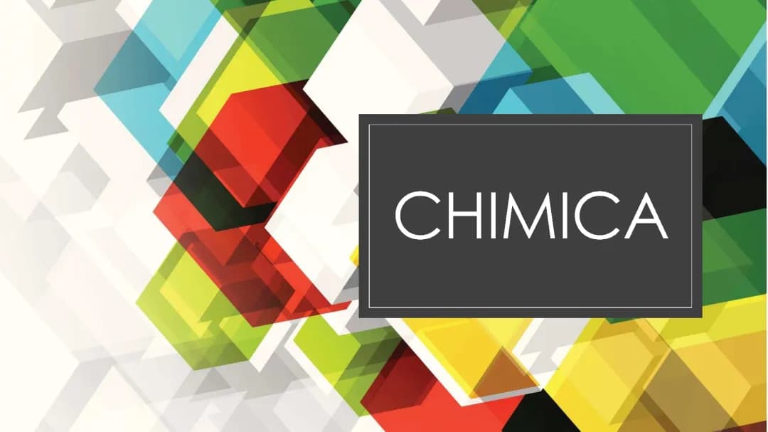 ripasso chimica
