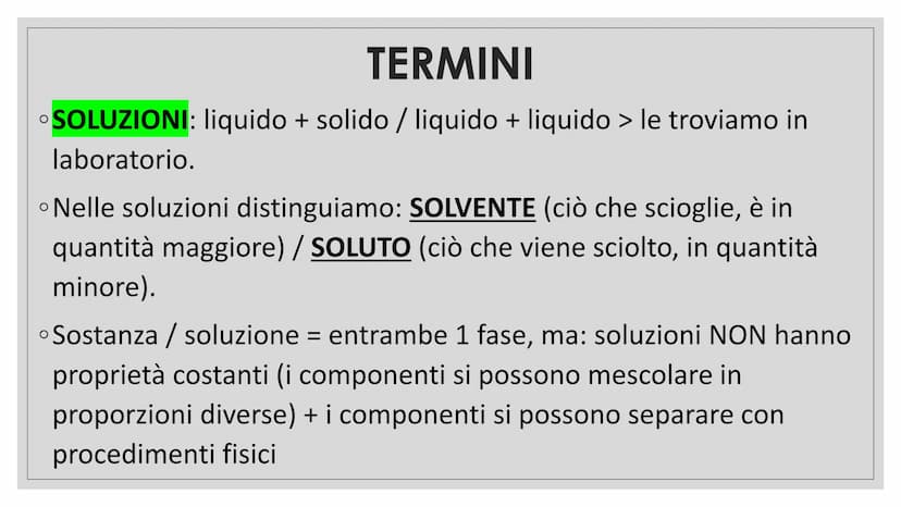 CHIMICA TERMINI
➤MOLECOLA: insieme di atomi legati tra loro
chimicamente
PARTICELLA: può essere atomo o molecola TERMINI
SOSTANZA PURA: form