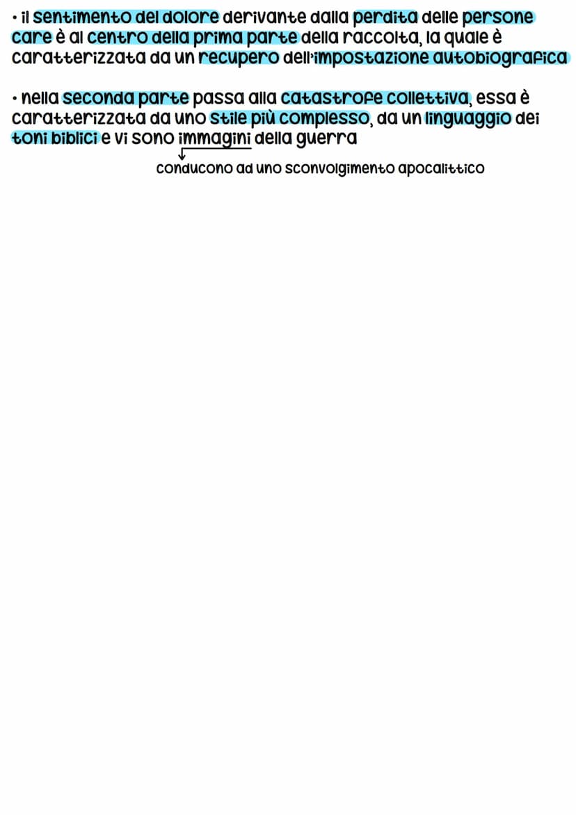 Giuseppe Ungaretti
• 1888, Alessandria d'Egitto
●
• inizia ad occuparsi di letteratura
leggendo i maggiori scrittori moderni e
contemporanei
