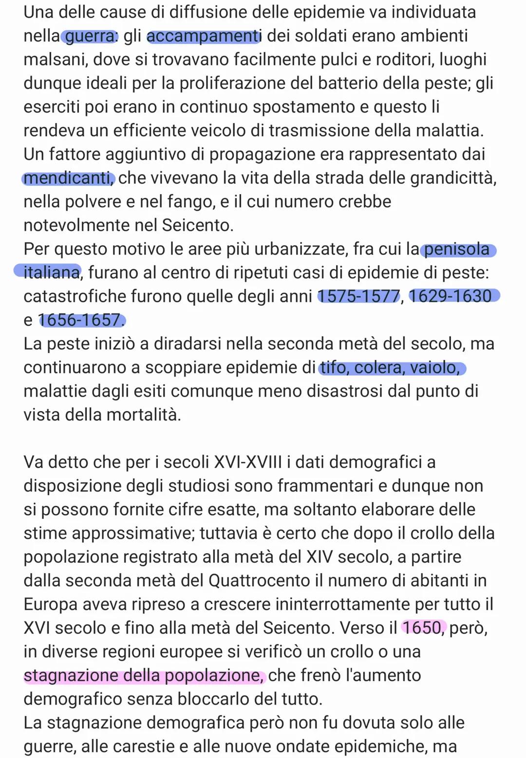 # L'Europa tra crisi e innovazione

## L'Europa in recessione

Nel Seicento l'Europa fu colpita a più riprese da carestie ed
epidemie, travo