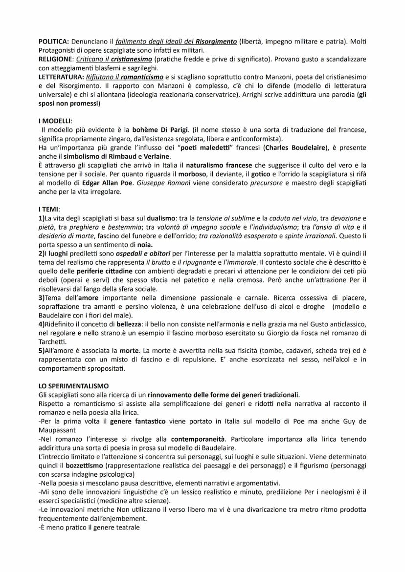 TRA OTTOCENTO E NOVECENTO, IL CONTESTO CULTURALE E LETTERARIO
POSITIVISMO
Tra gli anni 1870 al 1914 si genera in Europa un'illusione senza l