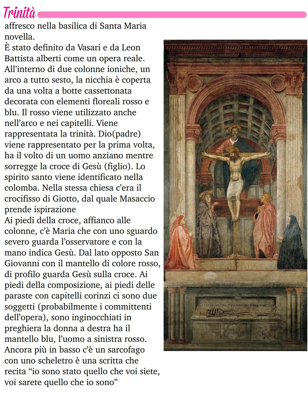 Pittura del primo rinascimento
Masaccio
Tommaso di Giovanni di cassai
Nasce in provincia di Arezzo, studia a Firenze, dopo la morte del padr