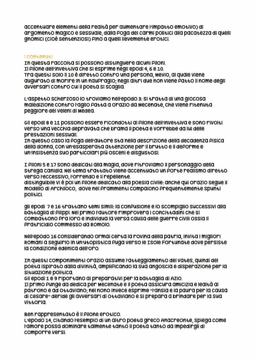 Orazio
La vita e la cronologia delle opere
Le notizie sulla vita di orazio ci provengono direttamente dalle sue opere.
Nasce a venosa l'8 di