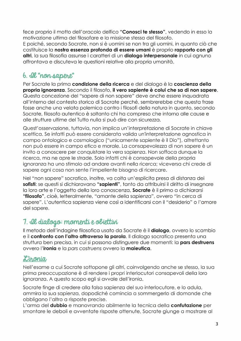 Socrate
1. La vita
Le poche notizie biografiche
Della vita di Socrate sappiamo in complesso abbastanza poco. Egli nacque ad
Atene nel 470-46