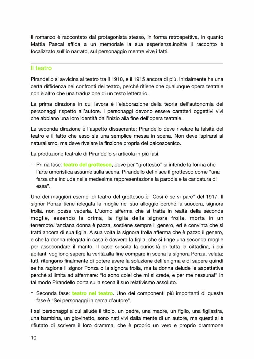Luigi Pirandello
Introduzione
Pirandello è fra gli interpreti più acuti di un processo caratterizzante il periodo a
cavallo tra otto e novec