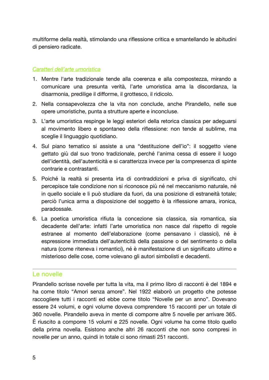 Luigi Pirandello
Introduzione
Pirandello è fra gli interpreti più acuti di un processo caratterizzante il periodo a
cavallo tra otto e novec