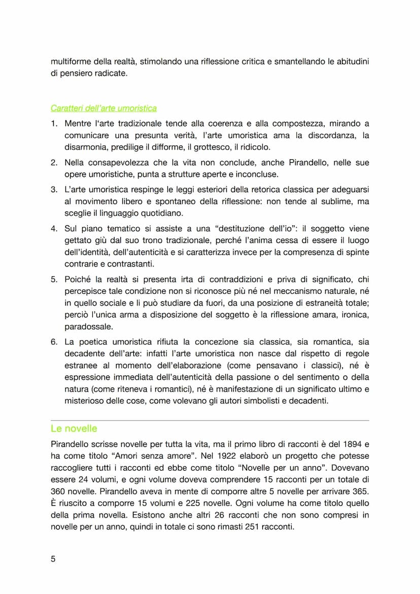 Luigi Pirandello
Introduzione
Pirandello è fra gli interpreti più acuti di un processo caratterizzante il periodo a
cavallo tra otto e novec