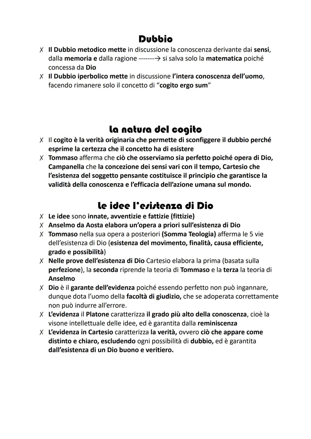 # Cartesio
## Vita

X Nasce a La Haye (Turenne) nel 1596.
X Frequenta il collegio dei gesuiti La Fleche dal 1607 al 1615
X Nel 1618 si arruo