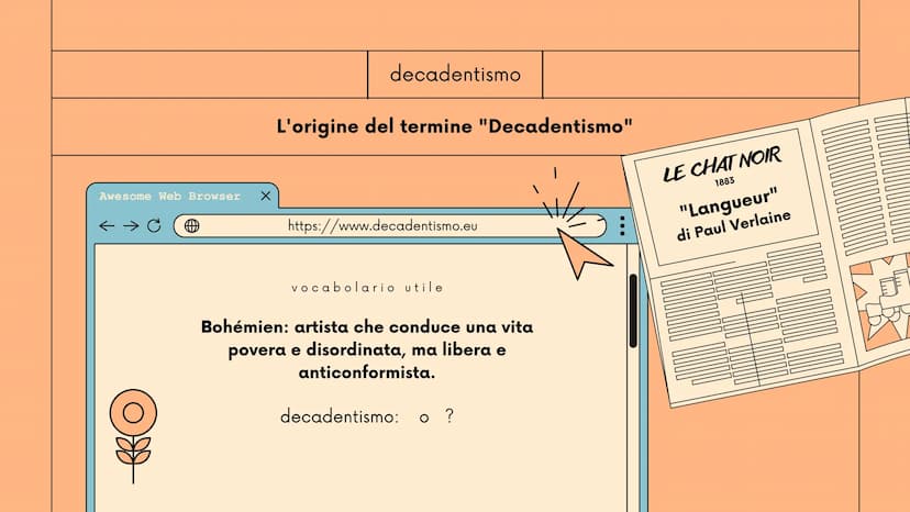 New Tab
Q
+
IL DECADENTISMO
Letteratura
italiana Awesome Web Browser X
← → C
decadentismo
L'origine del termine "Decadentismo"
https://www.d