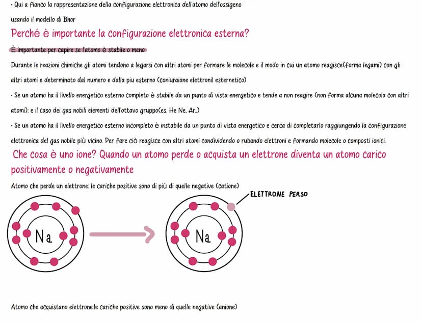 L'atomo è la particella elementare della materia
Com'è fatto l'atomo:
L'atomo è costituito da
Protoni hanno carica positiva
Neutroni non han