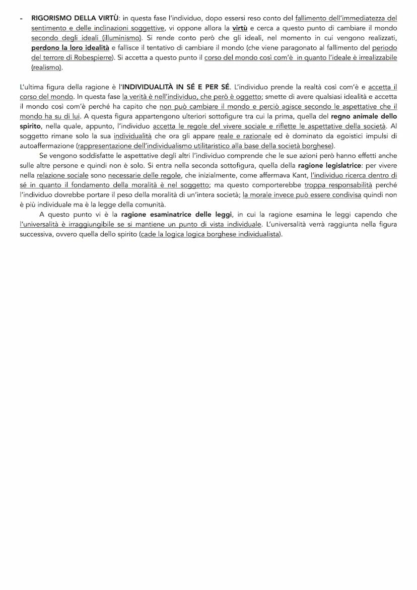 HEGEL: Fenomenologia dello spirito (1807)
In quest'opera Hegel, ripercorrendo la storia della filosofia, illustra il percorso necessario da 