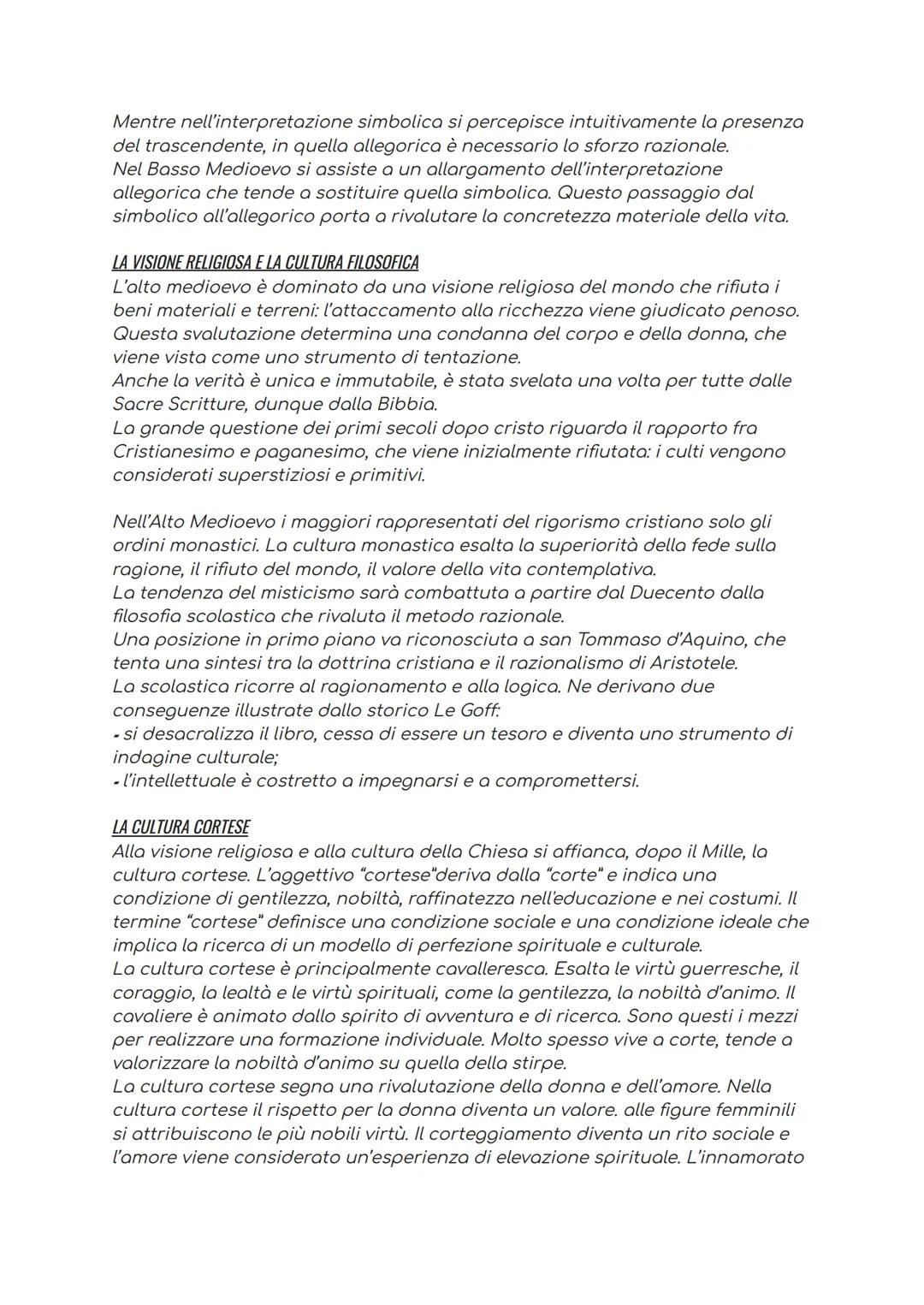 IL MEDIOEVO LATINO E L'ETÀ COMUNALE
La parola Medioevo, che significa età di mezzo, fu usata dai dotti umanisti del
XV e XVI secolo per indi