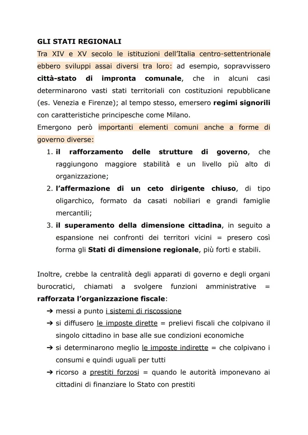 DAI COMUNI ALLE SIGNORIE
Tra la fine del Duecento e il Quattrocento la penisola italiana è
frammentata in varie realtà politiche nessuno sta
