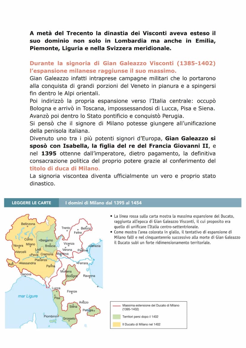 DAI COMUNI ALLE SIGNORIE
Tra la fine del Duecento e il Quattrocento la penisola italiana è
frammentata in varie realtà politiche nessuno sta